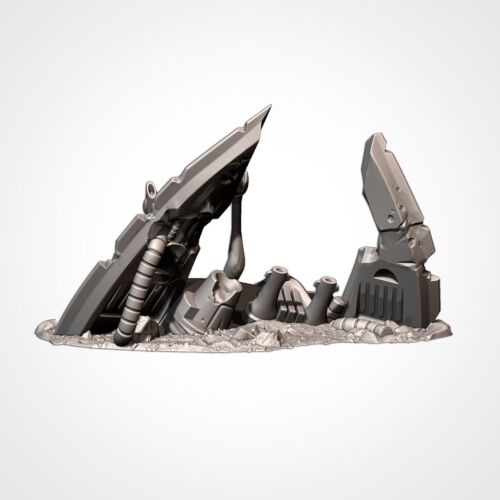 Xenos Forma Naufragio - ¡¡Estilo 2!! Paisaje de terreno de fábrica Txarli - RPG 28 mm - Imagen 2 de 4