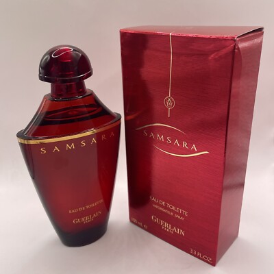 Guerlain Samsara 香水 赤 SAMSARA By Guerlain EDT Spray 100 ml 3.4 oz RARE HTF Red Bottle