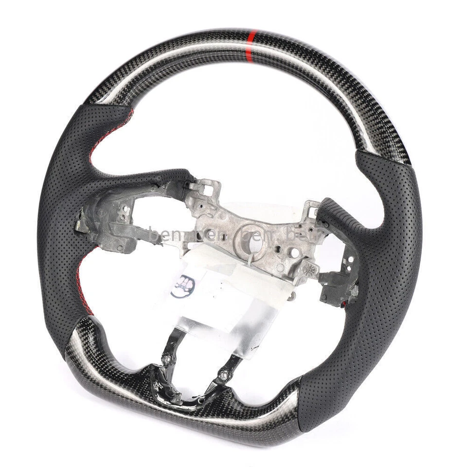 Real Carbon Fiber Steering Wheel Fit for Honda Fit 2014-2018 - Image 3 of 4