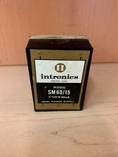 Vintage Intronics SM60/15 +/-15V @ 60mA AC Dual Power Supply NOS New Old Stock 
