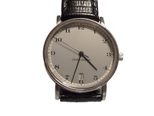 Mens 34mm GEORG JENSEN #365 St. Steel Automatic Watch Bonfils Design Cal. 2892-2