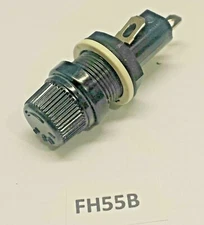 CEA-FH55B screw cap panel mount 3AG = AGC fuse holder fits 19/32"  round hole 