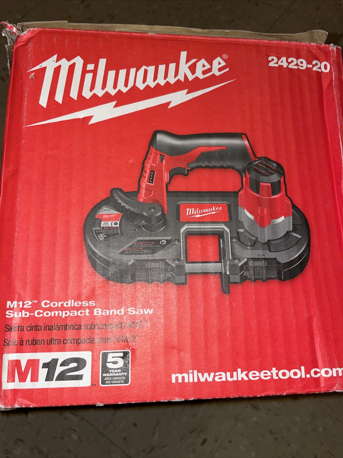Milwaukee 242920 M12 12V Cordless Band Saw Blade eBay