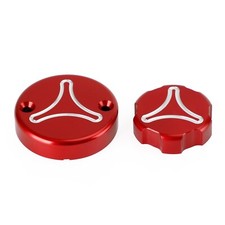 KIT BRAKE & CLUTCH CAP - RED FOR DUCATI 748 996 998 1098 1198 R S 848 EVO 916 E2