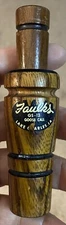 VINTAGE Faulks Wood GS-12 Goose Call Lake Charles LA.