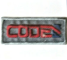 1 CODE Iron-On Applique 2" x 7/8" Dill Buttons of America Patch #60090