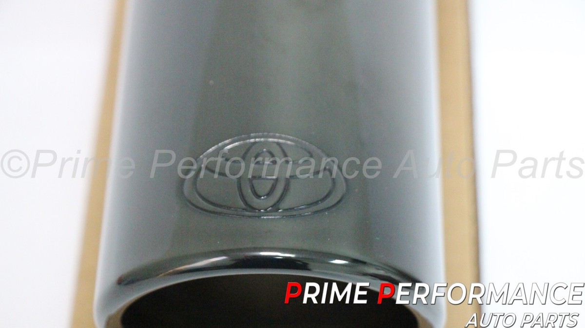 Toyota Tacoma 2005-2023 Black Chrome Exhaust Tip Genuine PT932