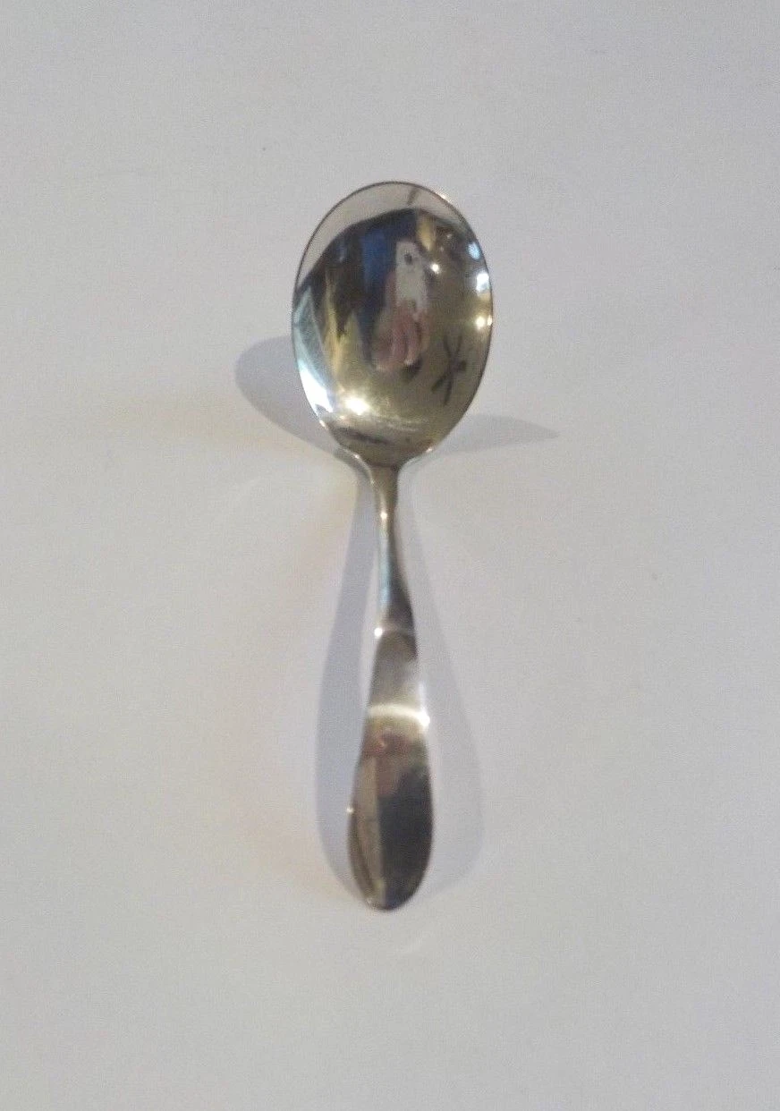 Sterling Silver 4.25" Sauce Ladle, No Monogram, 10 grams