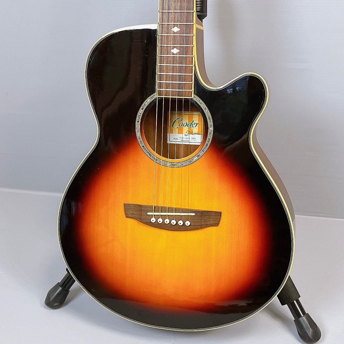 Takamine Cooder TCP-400 TBS Electric Acoustic Guitar W/Hard Takamine Cooder TCP-400 TBS Electric Acoustic Guitar W/Hard