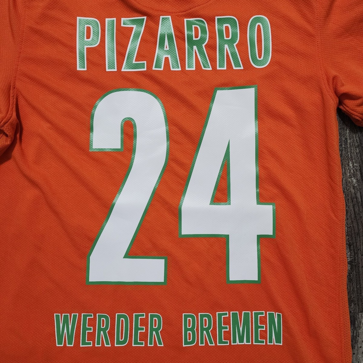 2010 Nike Werder Bremen Third Soccer Jersey Claudio Pizarro Men S