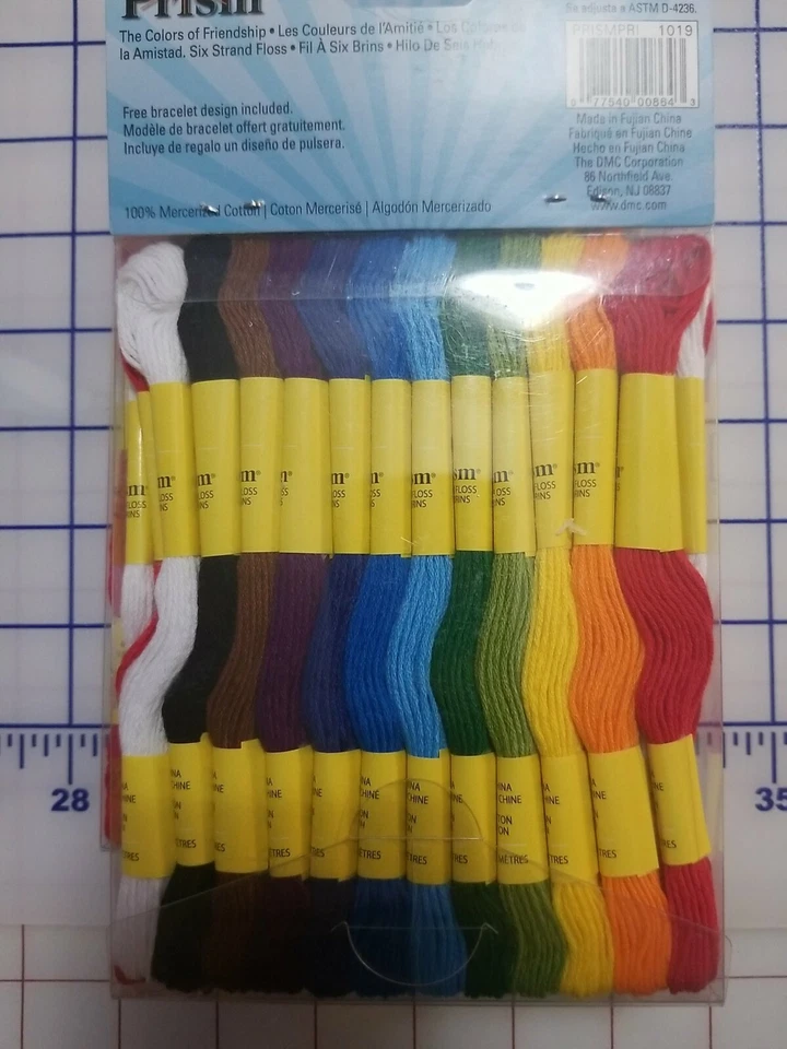  LOT OF 2 Prism 6-Strand Floss Pack 8.7yd 24/Pkg Surf's  New  A4 - Image 3 of 3