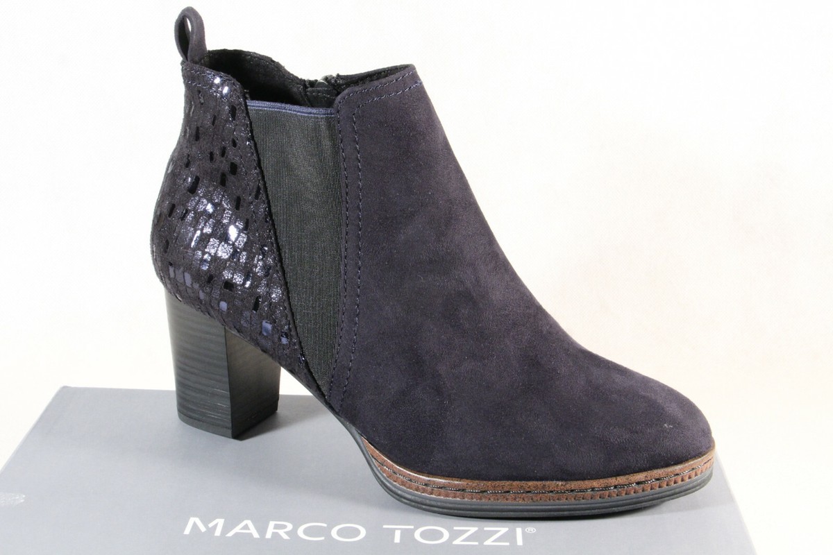 Marco Tozzi Women's Ankle Boots Blue 25358 NEW