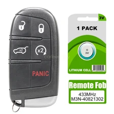 Remote Car Key Fob for 2014 2015 2016 2017 2018 Jeep Grand Cherokee M3N-40821302