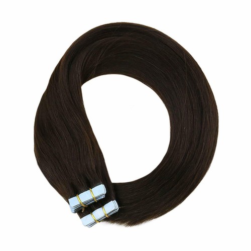 Extensiones de Cabello Humano Adhesivo Invisible Piel Tramas Grueso Cabello Real Remy - Imagen 36 de 143