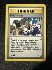 Erika's Maids 109/132- Gym Heroes- 1st Edition- Regular Uncommon- HP on eBay