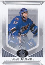 2020/21 SP SIGNATURE EDITION..OLAF KOLZIG..SILVER SCRIPT..CARD # 10..CAPITALS