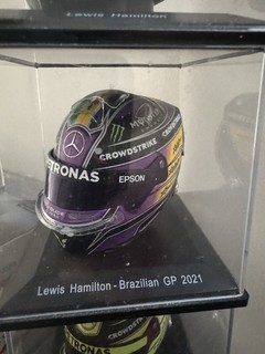 Lewis Hamilton 1:5 Scale Helmet Special Edition Brazil 2021 F1