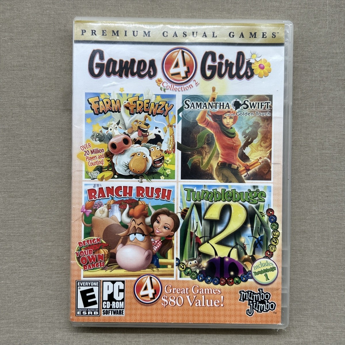Games 4 Girls Set Volume 2 (PC Windows 2010 CD-ROM) Farm Frenzy