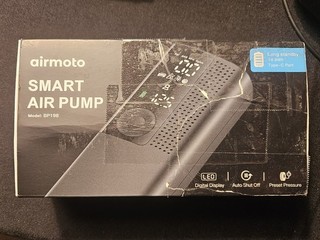 FREE SHIPPING! Airmoto Portable Tire Inflator BP198 Smart Air Pump