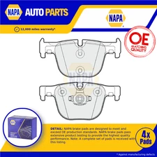 Brake Pads Set fits BMW 435D 3.0D Rear 13 to 20 N57D30B NAPA 34206799813 Quality