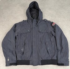 Parka Helly Hansen capuche fausse fourrure hiver zippé blouson homme #HH18