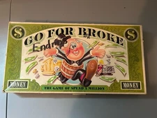 GO FOR BROKE Board Game By Selchow & Righter 1965 VTG USA Free Shipping