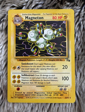 WOTC 1999 Vintage Pokémon TCG Fossil Magneton 26/62 Non-Holo Rare Unlimited on eBay