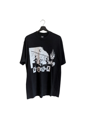 vintage 00s static x graphic t shirt large giant made in usa nu metal band tee