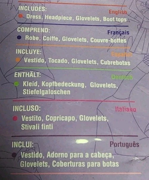 Fantasia Rubies Drama Rainhas Princesa Viking Meninas Tween Média (2-4) B0475 - Imagem 3 de 4