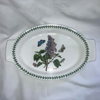 Botanic Garden Portmeirion 32,5 cm oval Servier- & Kochform Garten Flieder