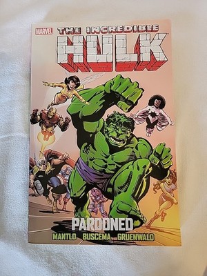 Incredible Hulk Pardoned rare tpb Mantlo Buscema Marvel Comics trade paperback