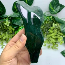 685g Green Nephrite Jade Free Form, Nephrite Jade Free Form Stone, Green Nephrit