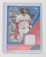 2026 Topps Marcelo Mayer #MLM-MMA Major League Mat Relics Blue #/150 Red Sox