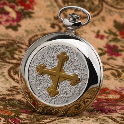 MOLNIJA 3602 Dreifaltigkeitskloster Sergijew Possad mechanische Taschenuhr