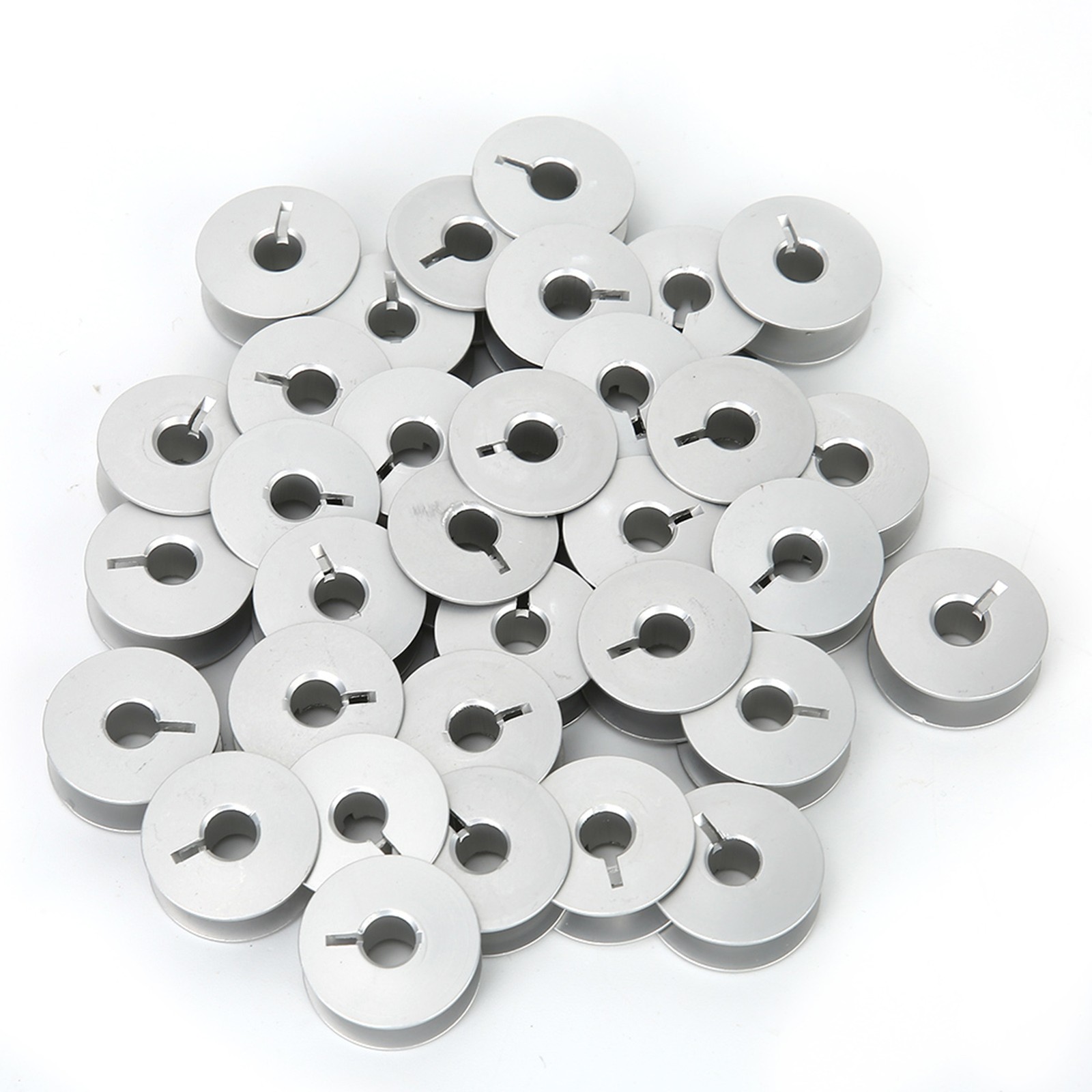 100pcs Sewing Machine Bobbin Aluminum Durable Parts For Sewing