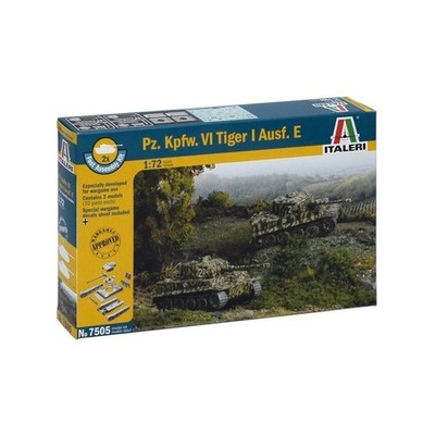 ITALERI 7505 MILITÄRMODELL PZ.KPFW.VI TIGER I WARGAME 1/72