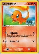 Charmander 48/100 Reverse Holo Common Crystal Guardians NM on eBay