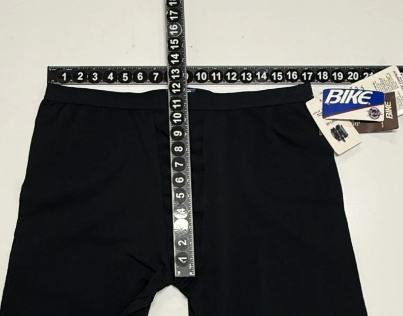 Shorts de bicicleta masculino XXL preto compressão bicicleta ciclismo elástico real 34X12 novo com etiquetas - Imagem 3 de 4