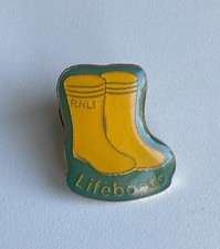 RNLI Boots Lifeboats Vintage Pin Badge Brooch