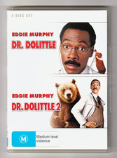 Dr. Dolittle / Dr. Dolittle 2 DVD 2 Movie Pack 2-Disc Set Eddie Murphy - VG