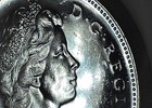 1967 canada silver dollar, deep cameo, brtillant. full mint luster, gem — photo 4