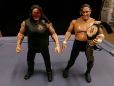 Abyss, Samoa Joe TNA Jakks Deluxe w/X-div belt action figures wrestling