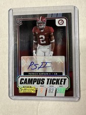 Patrick Surtain II RC  2021 Panini Contenders DP Campus Ticket Autograph #'D /99