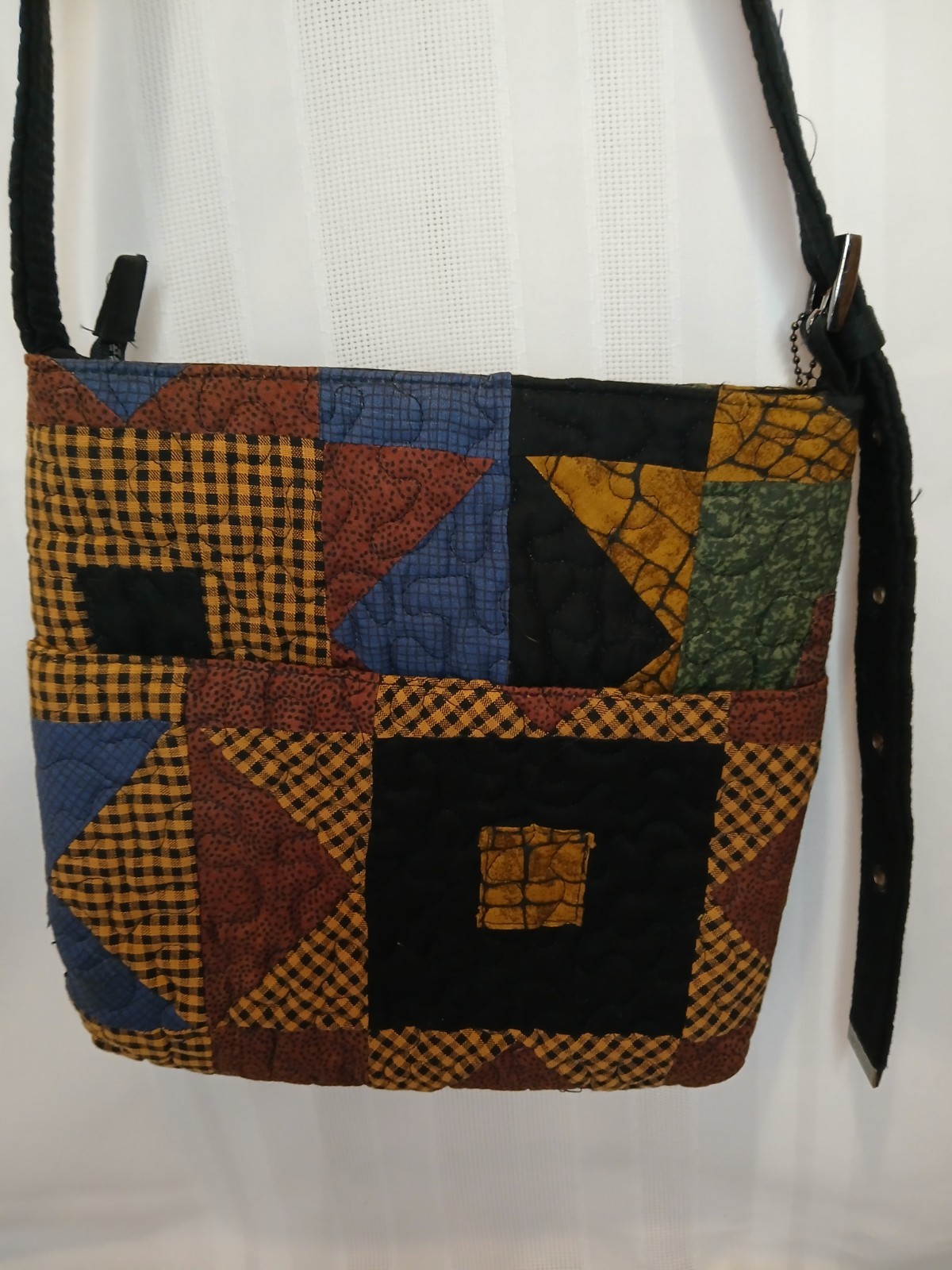 Donna Sharp Patchwork Quilted Crossbody Should Ba… - image 6