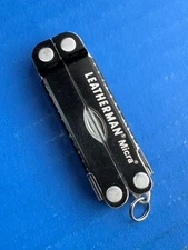 Leatherman Micra 10 in 1 Multitool Anodized Aluminum - Black