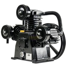4 - 5 Hp Replacement Air Compressor Pump Single Stage 3 Cylinder 10 - 12 Cfm Max