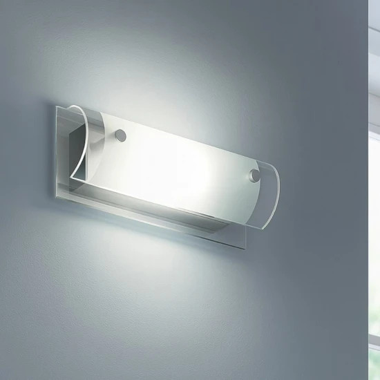 Applique Tudor AP2 Ideal Lux: Il Lusso del Vetro Molato a Parete