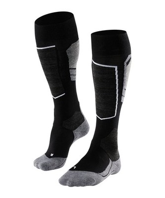 FALKE Men's SK4 Advanced Ski Socks, Light Cushion, Quick Dry Merino Wool, 1 P...