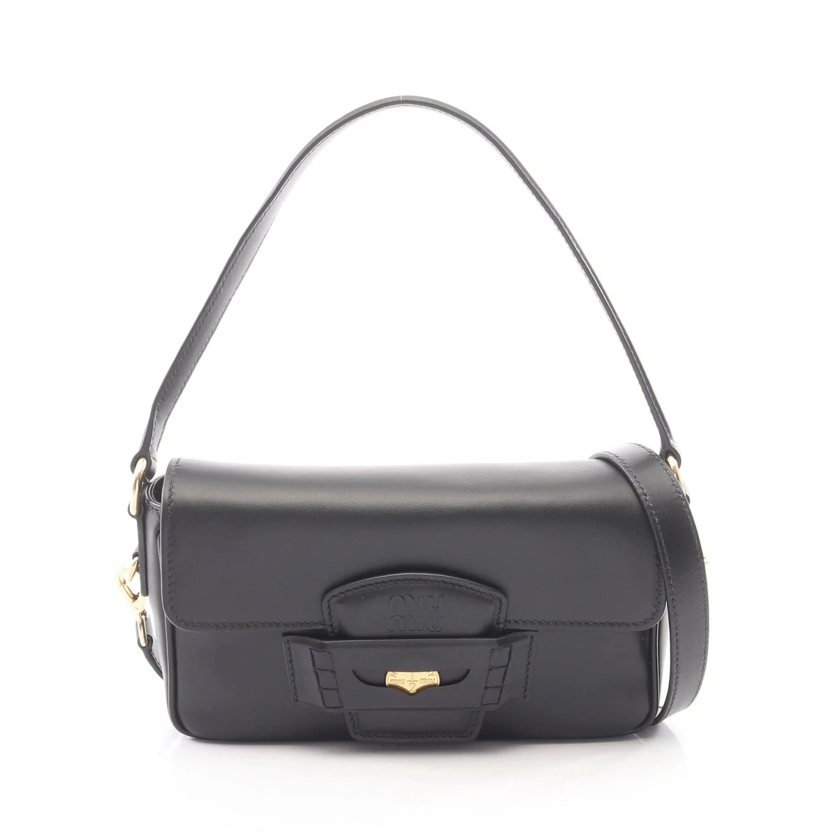 Miu Miu Turn Lock Women's Leather Exterior Bags & Handbags for