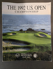 1992 U.S. Open Championship Pebble Beach Golf Program Original Vintage